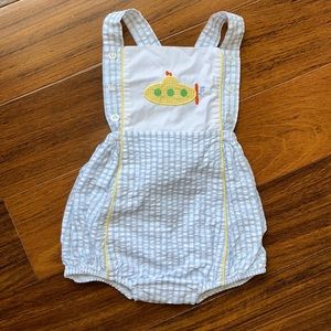 Little English Submarine Appliqué Bubble 18m